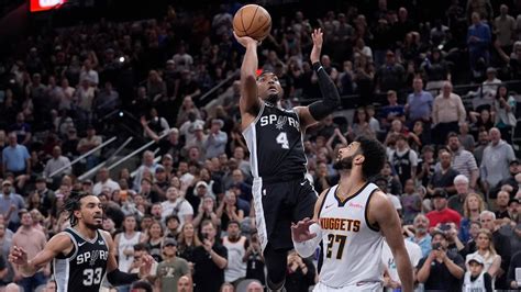 Devonte' Graham and the Spurs stun the Nuggets, who fall into a .
